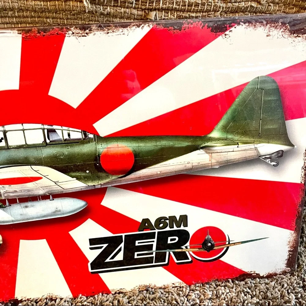 NEW Heavy Duty Steel A6M Zero Metal Sign
